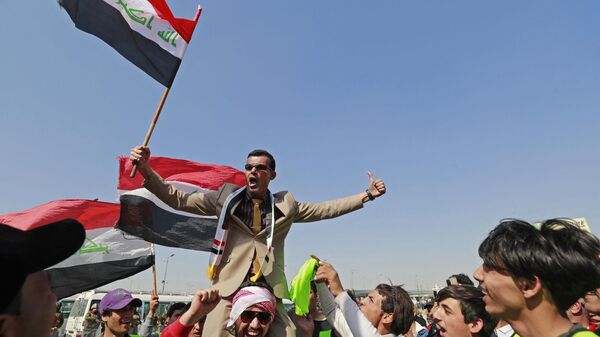 احتجاجات في بغداد لرفض تعديل قانون الانتخابات - سبوتنيك عربي