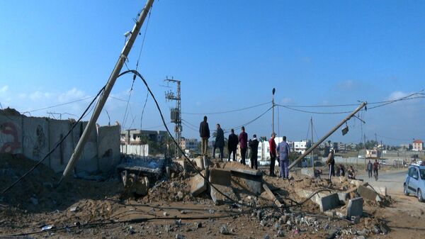 القصف الإسرائيلي على قطاع غزة يخلف اضرارا كبيرة
 - سبوتنيك عربي