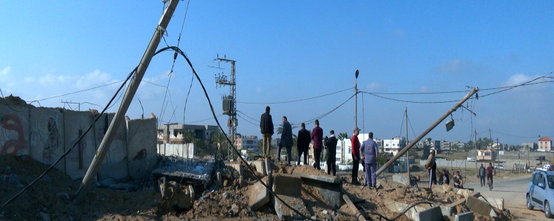 القصف الإسرائيلي على قطاع غزة يخلف اضرارا كبيرة
 - سبوتنيك عربي, 1920, 09.05.2023