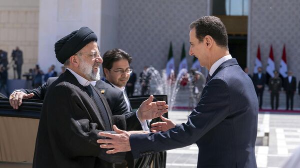 زيارة الرئيس الإيراني إبراهيم رئيسي والتقائه مع الرئيس السوري بشار الأسد، سوريا - سبوتنيك عربي