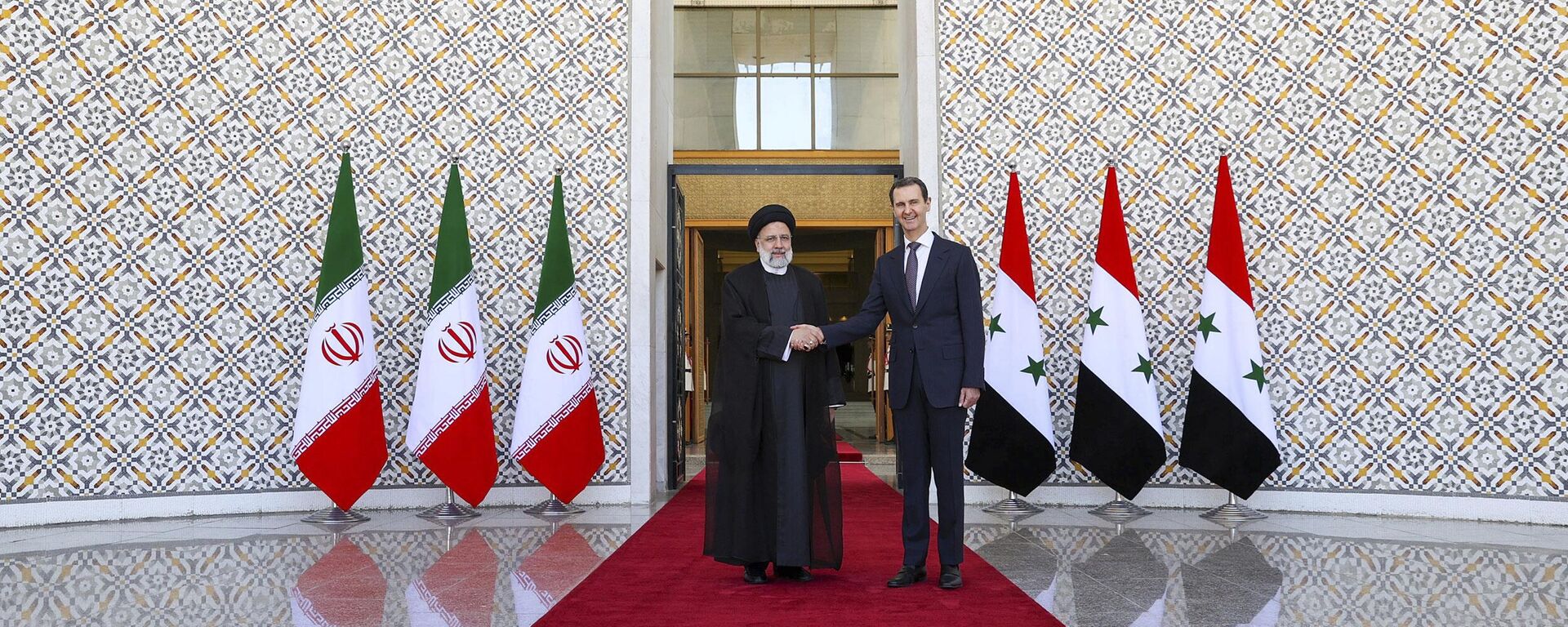 زيارة الرئيس الإيراني إبراهيم رئيسي والتقائه مع الرئيس السوري بشار الأسد، سوريا - سبوتنيك عربي, 1920, 06.05.2023