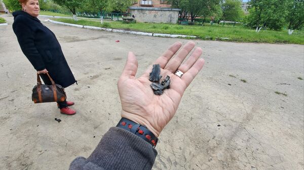 تداعيات قصف القوات المسلحة الأوكرانية في مدينة غورلوفكا، مقاطعة دونيتسك - سبوتنيك عربي