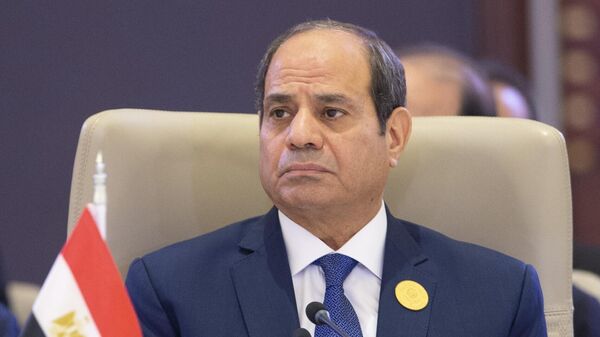 الرئيس المصري عبد الفتاح السيسي في القمة العربية الـ 32 بجدة - سبوتنيك عربي