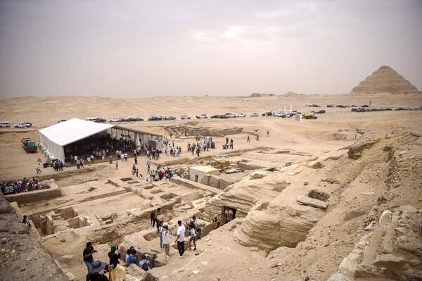 اكتشافات أثرية جديدة بسقارة المصرية تضم أكبر ورشتي تحنيط ومقبرتين  - سبوتنيك عربي