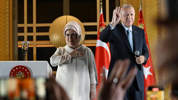 الرئيس التركي رجب طيب أردوغان يفوز في الجولة الثانية من الانتخابات الرئاسية التركية، تركيا - سبوتنيك عربي