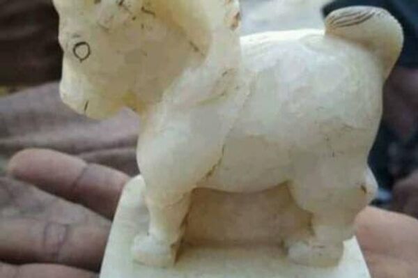 حيوان الخروف من الدولة القتبانية 500 عام قبل الميلاد يتم عرضها للبيع مع أحد مهربي الآثار - سبوتنيك عربي