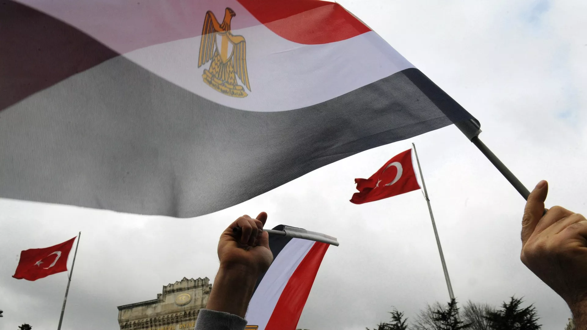 أعلام مصر وتركيا - سبوتنيك عربي, 1920, 02.08.2023
