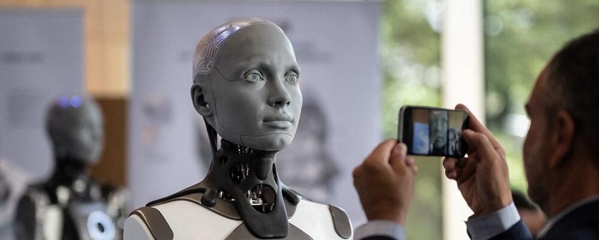 الروبوت أميكا في قمة الذكاء الاصطناعي، جنيف، سويسرا، 5 يوليو/ تموز 2023 - سبوتنيك عربي, 1920, 21.11.2023