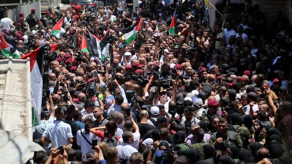 الرئيس الفلسطيني، محمود عباس، يصل إلى جنين شمال الضفة الغربية في أول زيارة منذ 10 سنوات - سبوتنيك عربي