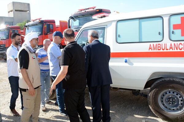 مساعدات إماراتية لدعم منظومة الإطفاء غداة سلسلة الحرائق التي شهدتها اللاذقية   - سبوتنيك عربي