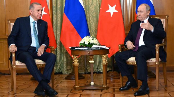 استقبل الرئيس الروسي فلاديمير بوتين، اليوم الاثنين، نظيره التركي رجب طيب أردوغان في مدينة سوتشي.
 - سبوتنيك عربي