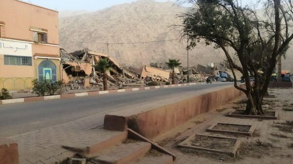 مشاهد من آثار زلزال المغرب المدمر - سبوتنيك عربي