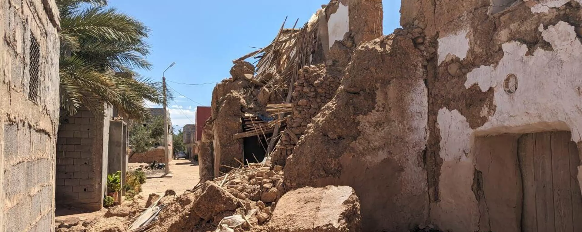 مشاهد من آثار زلزال المغرب المدمر  - سبوتنيك عربي, 1920, 10.09.2023