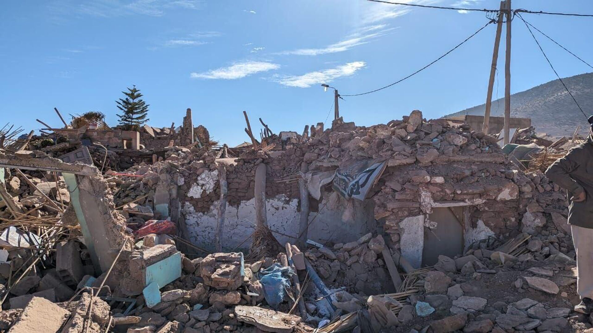 مشاهد من آثار زلزال المغرب المدمر  - سبوتنيك عربي, 1920, 12.09.2023