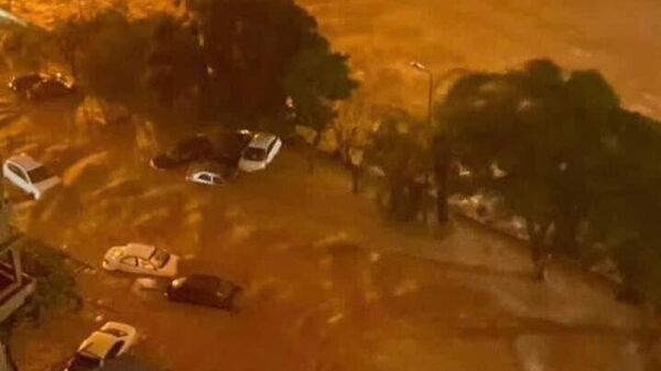 فيضانات وسيول عارمة جراء العاصفة دانيال تضرب شرق ليبيا 10 سبتمبر 2023 - سبوتنيك عربي