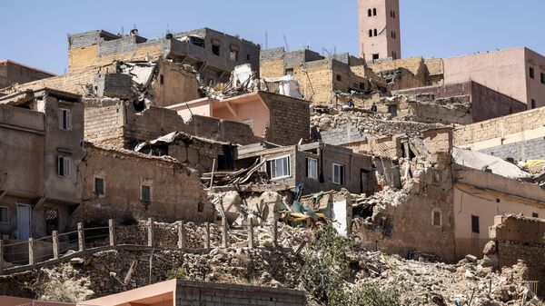 تداعيات الزلزال المدمر الذي ضرب المغرب، 9 سبتمبر 2023 - سبوتنيك عربي