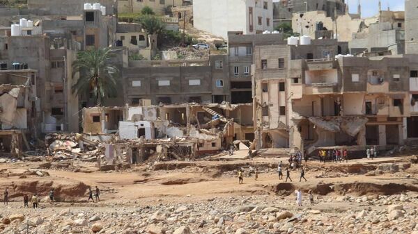تأثير إعصار دانيال على مدينة درنة في ليبيا - سبوتنيك عربي