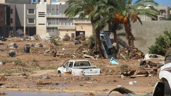 تأثير إعصار دانيال على مدينة درنة في ليبيا - سبوتنيك عربي
