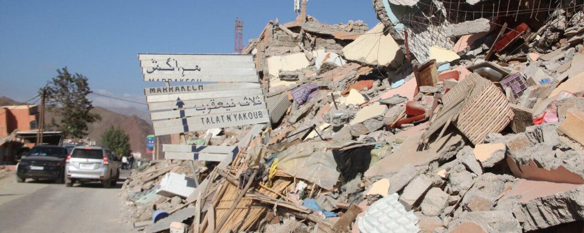 إقامة عشرات الخيام بمنطقة ثلاث يعقوب لمتضرري زلزال المغرب - سبوتنيك عربي, 1920, 23.09.2023