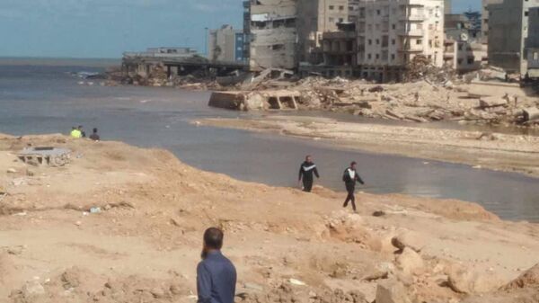 مدينة درنة شرق ليبيا بعد إعصار دانيال المدمر - سبوتنيك عربي