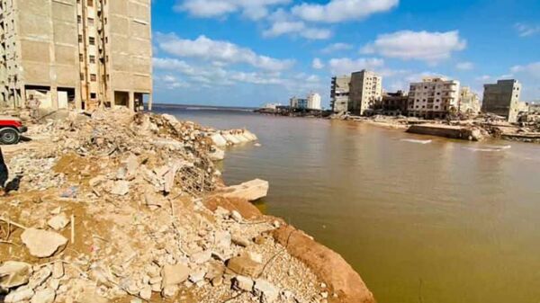 مدينة درنة شرق ليبيا بعد إعصار دانيال المدمر - سبوتنيك عربي