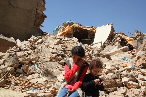 ياسمين ونعمة طفلتان مغربيتان فقدتا أسرتهما تحت أنقاض الزلزال ياسمين ونعمة طفلتان مغربيتان فقدتا أسرتهما تحت أنقاض الزلزال - سبوتنيك عربي