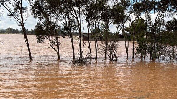 الفيضانات التي تسبب بها إعصار دانيال في مدينة المرج الليبية - سبوتنيك عربي