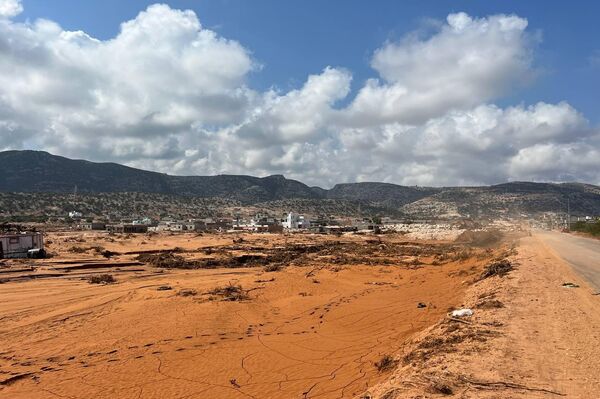 أضرار كبيرة لحقت بمدينة سوسة إثر إعصار دانيال الذي ضرب ليبيا - سبوتنيك عربي