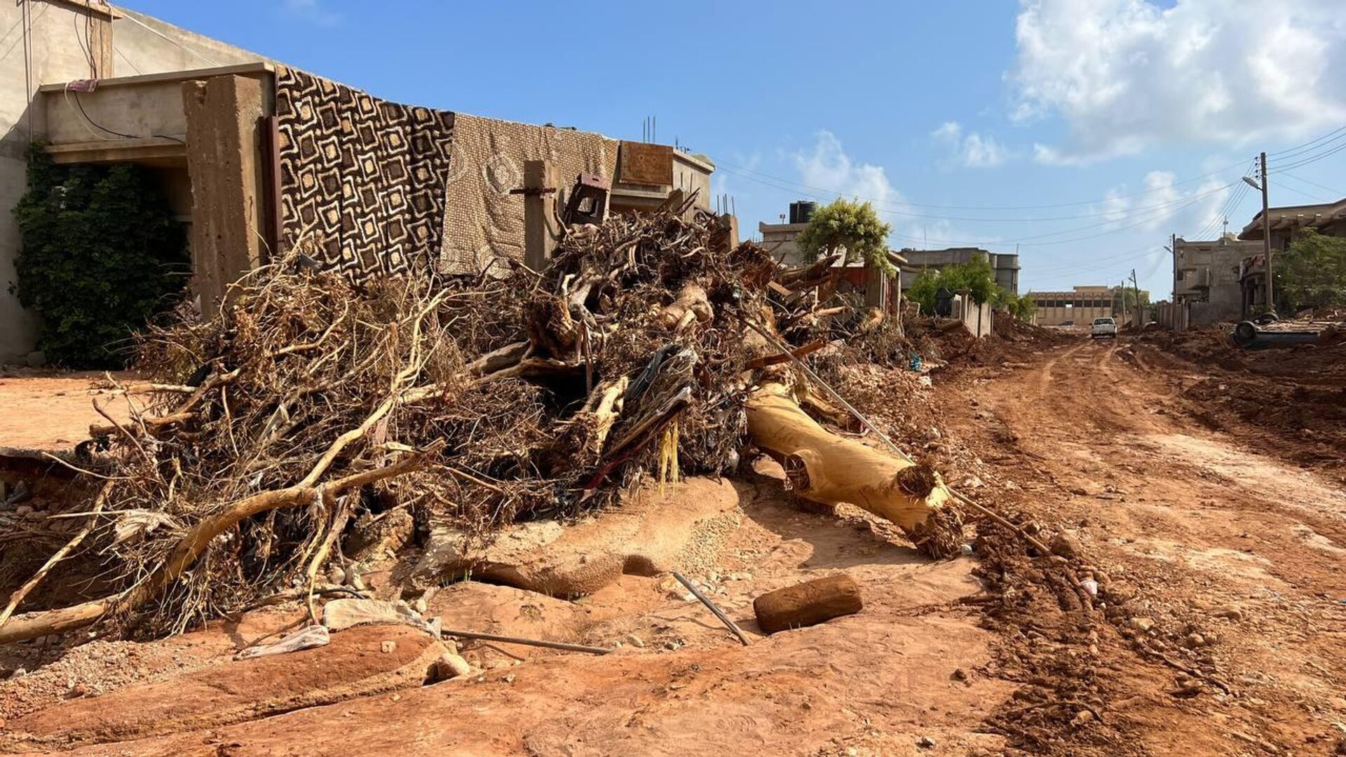 أضرار كبيرة لحقت بمدينة سوسة إثر إعصار دانيال الذي ضرب ليبيا - سبوتنيك عربي, 1920, 18.09.2023