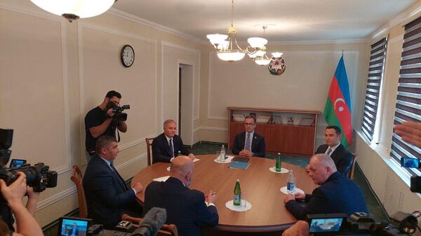 بدء اجتماع بين ممثلي أذربيجان ووفد من أرمن قره باغ في مدينة يفلاخ - سبوتنيك عربي
