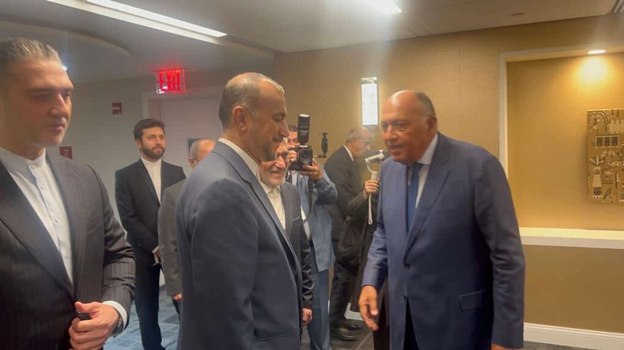 وزيرا خارجية مصر وإيران يؤكدان معارضتهما لسياسة التهجير الإسرائيلية لسكان غزة