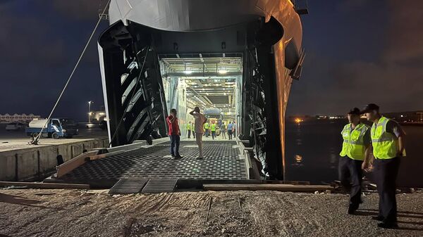 سفينة تركية تحمل مساعدات إنسانية لمنكوبي درنة - سبوتنيك عربي