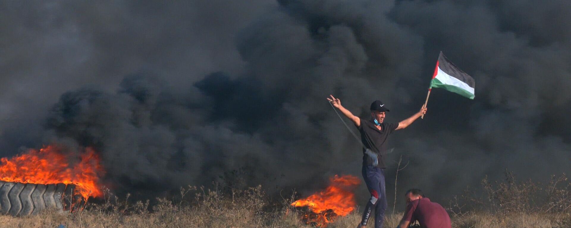إصابات خلال قمع الجيش الاسرائيلي لتظاهرات على الحدود الشرقية لقطاع غزة - سبوتنيك عربي, 1920, 30.09.2023