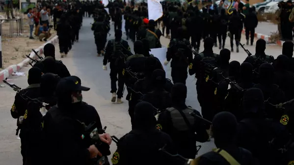 سرايا القدس تكشف عن أسلحة ومسيّرات جديدة خلال عرض عسكري في قطاع غزة
سرايا القدس تكشف عن أسلحة ومسيّرات جديدة خلال عرض عسكري في قطاع غزة
- سبوتنيك عربي