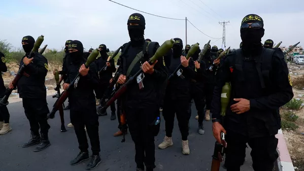 سرايا القدس تكشف عن أسلحة ومسيّرات جديدة خلال عرض عسكري في قطاع غزة
سرايا القدس تكشف عن أسلحة ومسيّرات جديدة خلال عرض عسكري في قطاع غزة
- سبوتنيك عربي