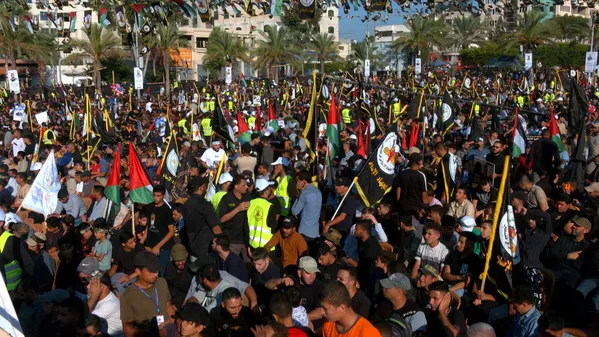 حركة الجهاد الإسلامي تحيي بمهرجان الذكرى 36 لتأسيسها حركة الجهاد الإسلامي تحيي بمهرجان الذكرى 36 لتأسيسها - سبوتنيك عربي