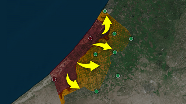 المناطق التي تسيطر عليها حماس حاليا - سبوتنيك عربي