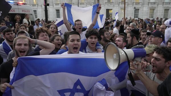 مسيرات شعبية حاشدة لدعم إسرائيل في لندن، إنجلترا - سبوتنيك عربي