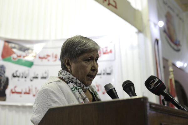أمينة النقاش، المتحدثة الرسمية باسم حزب التجمع - سبوتنيك عربي