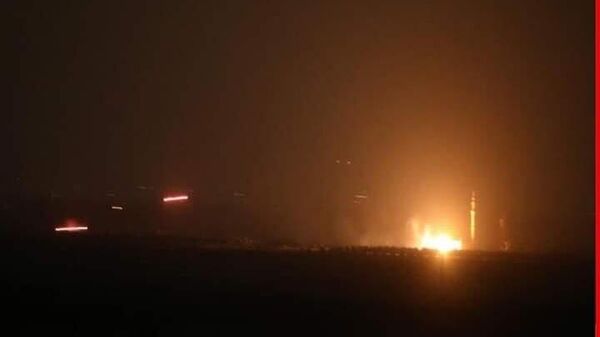 استهداف قاعدة قرية خراب الجير الأمريكية في سوريا - سبوتنيك عربي