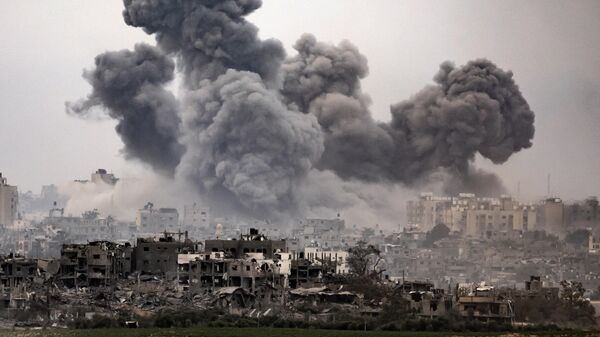 القصف الإسرائيلي على غزة - سبوتنيك عربي