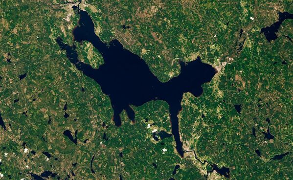 صورة لمنطقة دالارنا  من الفضاء، السويد - سبوتنيك عربي