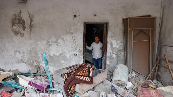 قصف الجيش الإسرائيلي على قطاع غزة، رفح - سبوتنيك عربي
