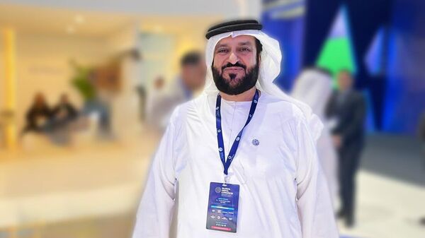 محمد جلال الريسي رئيس الكونغرس العالمي للإعلام ومدير عام وكالة وام الإماراتية في مقابلة مع وكالة سبوتنيك - سبوتنيك عربي