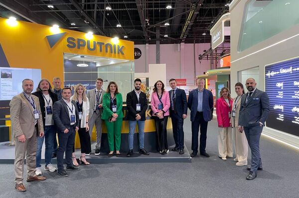 جناح  وكالة سبوتنيك في الكونغرس العالمي للإعلام في أبو ظبي - سبوتنيك عربي