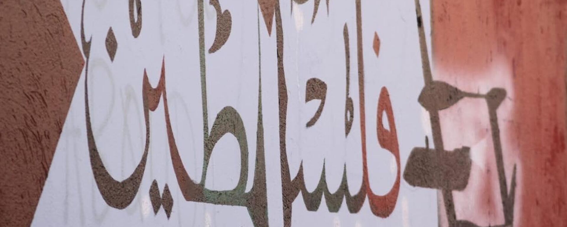 شباب يرسمون جداريات في شوارع تونس توثق معاناة الفلسطينيين وتدعم قضيتهم - سبوتنيك عربي, 1920, 15.02.2024