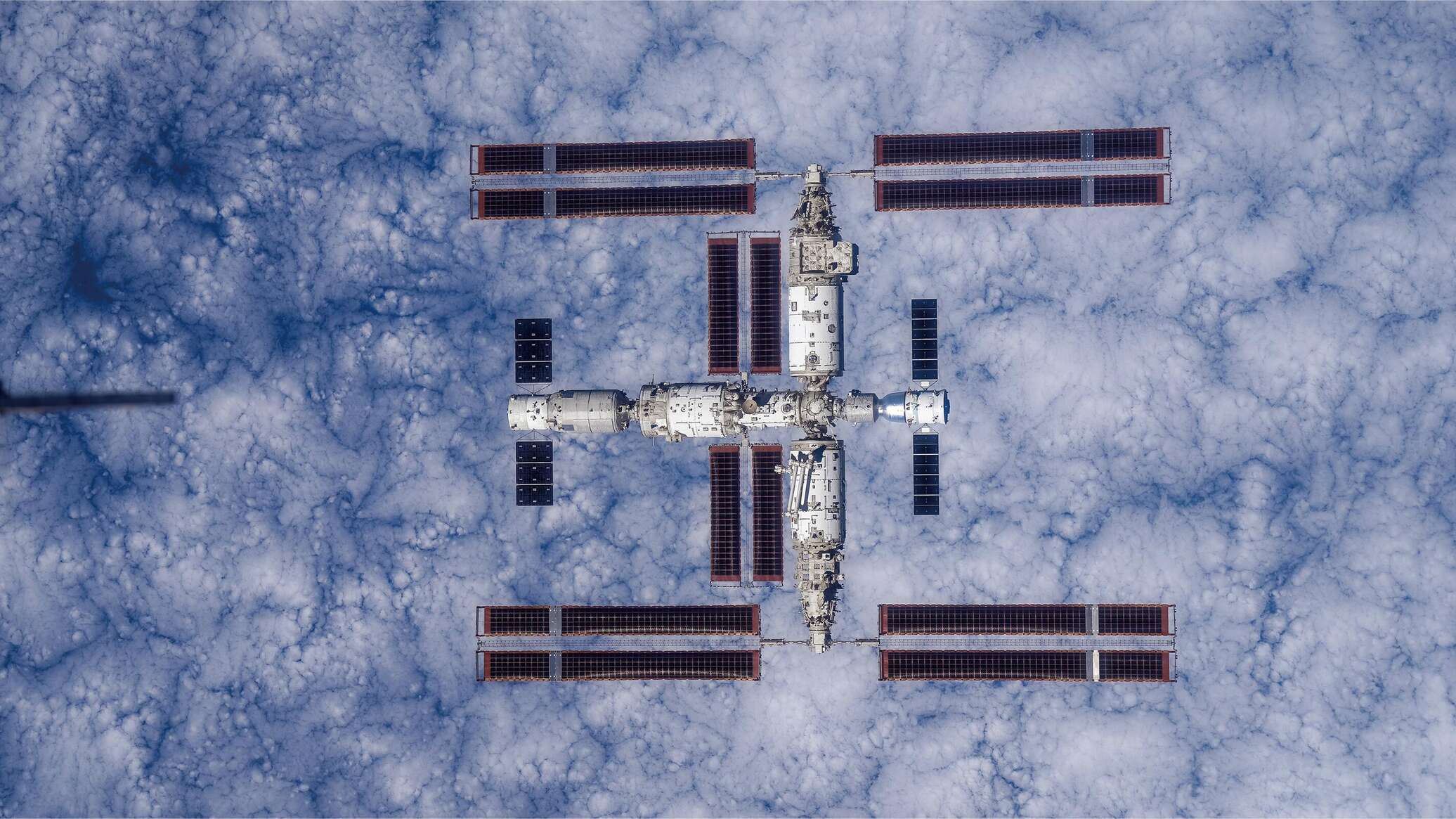 الصور الفضائية الأولى لمحطة "تيانغونغ" المدارية الصينية