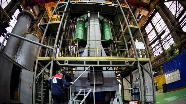 Изготовление второй ядерной реакторной установки РИТМ-200 для российского атомного ледокола Чукотка - سبوتنيك عربي