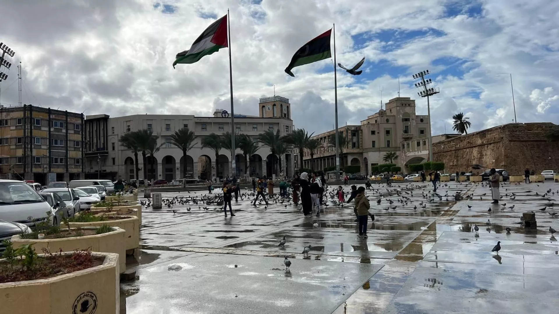 الشوارع شبه خالية في طرابلس بعد تحذير الحكومة من الطقس، ليبيا، 9 ديسمبر/ كانون الأول 2023 - سبوتنيك عربي, 1920, 01.04.2024