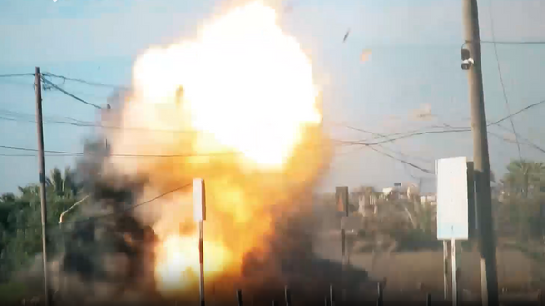 مشاهد نشرتها القسام لتدمير دبابة إسرائيلية - سبوتنيك عربي